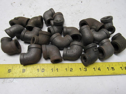 3/8"-1/4" Reducing Elbow 90° Lot Of 21
