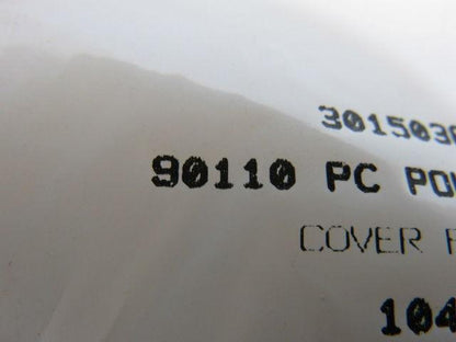 3015038 90110 Polycarbonate90x110x5mm Cover Plate Lot of 3 NEW!