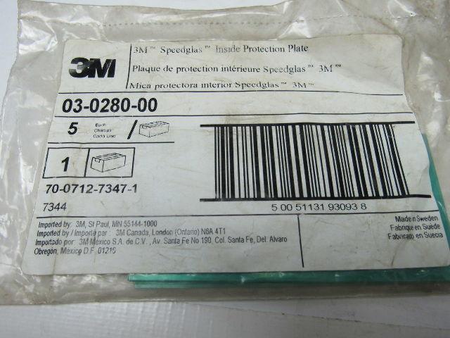 3M 03-0280-00 Speedglas Welders Inside Protection Plate ORIGINAL ! 50/Lot