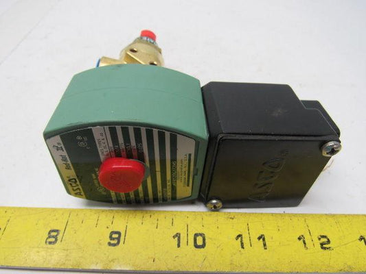 Asco Red Hat JKF8320G172MS 3 Way Solenoid Valve 1/4" NPT