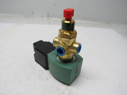 Asco Red Hat JKF8320G172MS 3 Way Solenoid Valve 1/4" NPT