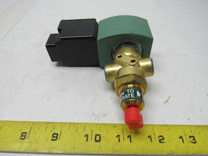 Asco Red Hat JKF8320G172MS 3 Way Solenoid Valve 1/4" NPT