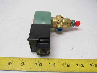 Asco Red Hat JKF8320G172MS 3 Way Solenoid Valve 1/4" NPT