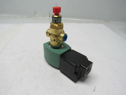 Asco Red Hat JKF8320G172MS 3 Way Solenoid Valve 1/4" NPT