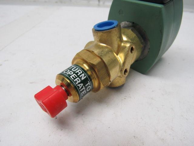 Asco Red Hat JKF8320G172MS 3 Way Solenoid Valve 1/4" NPT