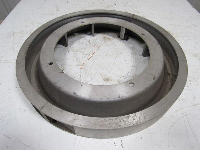 21-1/2" OD X 2-13/16" Finned Aluminum Industrial Art Steampunk Machine Age