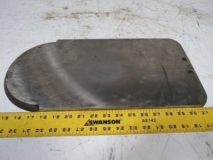8" Stainless Steel Round Flange T Bar Maintenance Slide Gate Valve 18-1/2" OAL