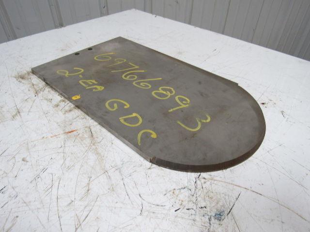 11" Stainless Steel Round Flange T Bar Maintenance Slide Gate Valve 21-3/4" OAL