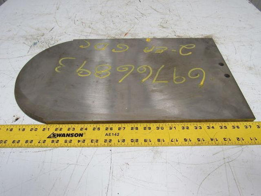 11" Stainless Steel Round Flange T Bar Maintenance Slide Gate Valve 21-3/4" OAL
