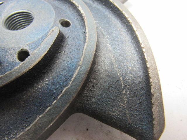 6" OD Pump Impeller 5 Vane 3/8" Threaded Bore