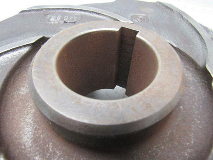 9-3/4" OD Pump Impeller 2-1/8" Bore 5 Vane Cast Iron