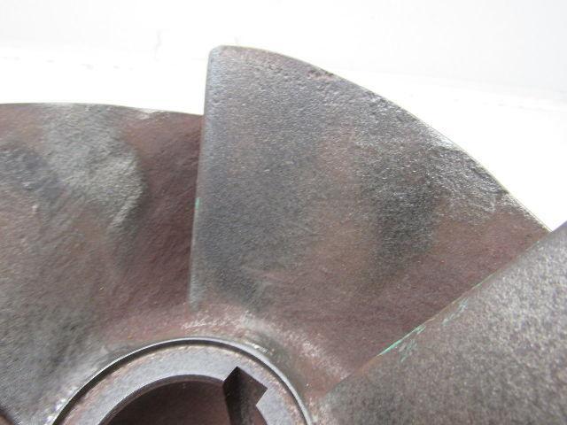 9-3/4" OD Pump Impeller 2-1/8" Bore 5 Vane Cast Iron