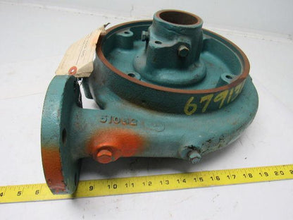 Goulds Cast# 51052 Pump 10" Impeller Casing 2-3/8" Bore 1-7/8" Flanged Outlet