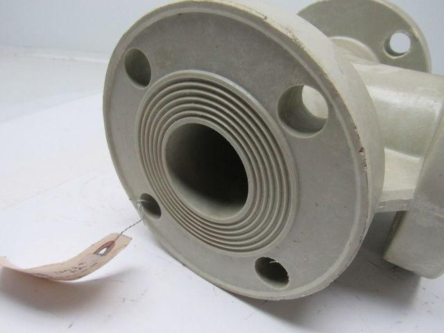 Fibercast 275FX2 CL/Vinyl Ester Heavy Duty Bolt On Flanged Pipe Tee 2" ID