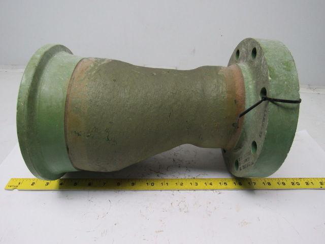 Fibercast 95C6X4  Fiberglass Eccentric Pipe Reducer 6" To 4" Flanged On One End