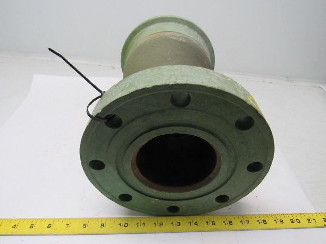 Fibercast 95C6X4  Fiberglass Eccentric Pipe Reducer 6" To 4" Flanged On One End