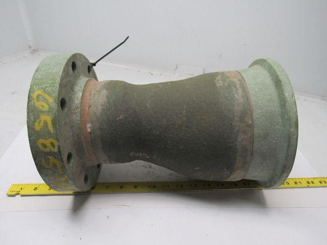 Fibercast 95C6X4  Fiberglass Eccentric Pipe Reducer 6" To 4" Flanged On One End