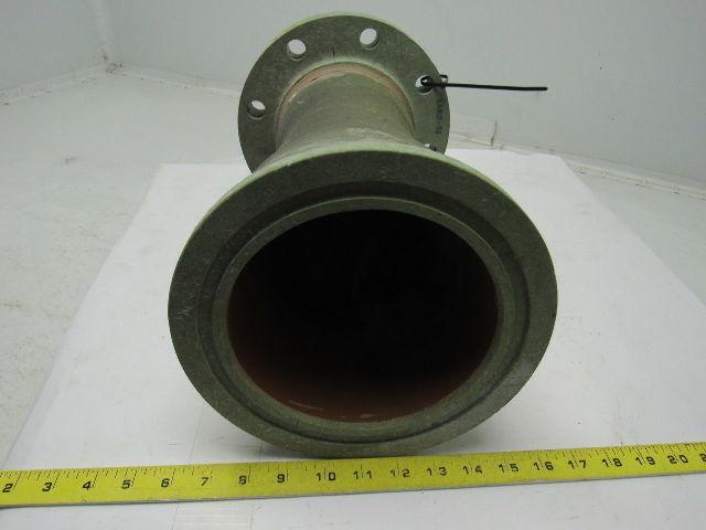 Fibercast 95C6X4  Fiberglass Eccentric Pipe Reducer 6" To 4" Flanged On One End