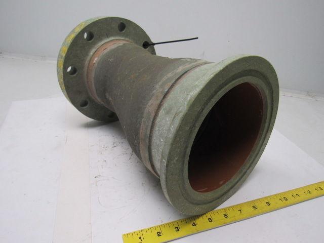 Fibercast 95C6X4  Fiberglass Eccentric Pipe Reducer 6" To 4" Flanged On One End