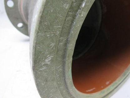 Fibercast 95C6X4  Fiberglass Eccentric Pipe Reducer 6" To 4" Flanged On One End