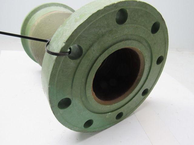 Fibercast 95C6X4  Fiberglass Eccentric Pipe Reducer 6" To 4" Flanged On One End