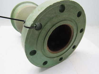 Fibercast 95C6X4  Fiberglass Eccentric Pipe Reducer 6" To 4" Flanged On One End