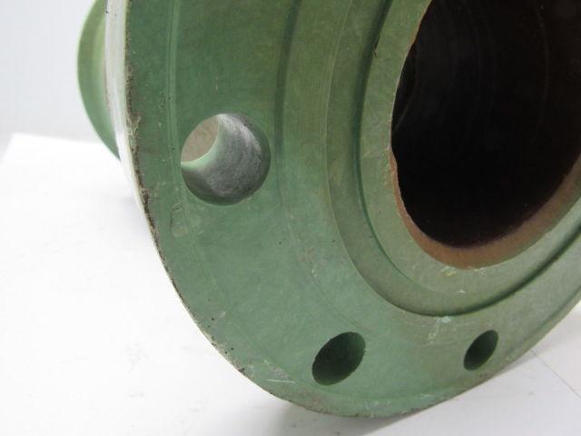 Fibercast 95C6X4  Fiberglass Eccentric Pipe Reducer 6" To 4" Flanged On One End