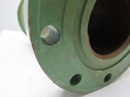 Fibercast 95C6X4  Fiberglass Eccentric Pipe Reducer 6" To 4" Flanged On One End