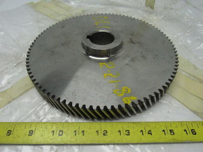 2195 V Left Hand Helical Gear 92 tooth 9-3/8" OD 1-1/2" Keyed Bore