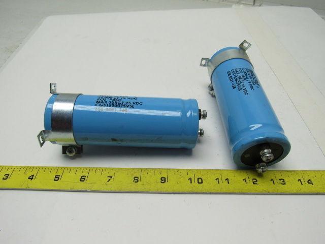 Mallory CGS153U075V5L CGS Cap Screw Terminal Aluminum Capacitor Lot of 2