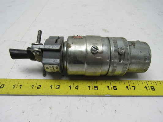 R&S Everlok RE-20097 600 VAC/250 VDC  20 AMP 9 POLE 12 WIRE Twist Lock Plug