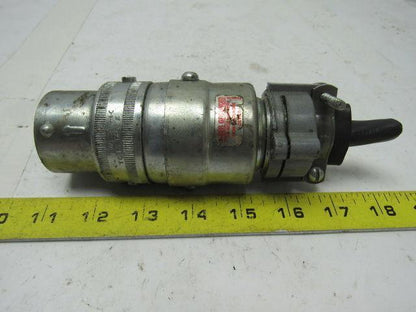 R&S Everlok RE-20097 600 VAC/250 VDC  20 AMP 9 POLE 12 WIRE Twist Lock Plug