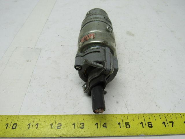 R&S Everlok RE-20097 600 VAC/250 VDC  20 AMP 9 POLE 12 WIRE Twist Lock Plug