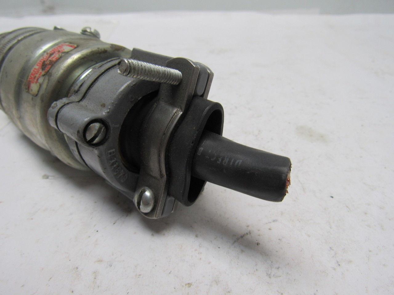 R&S Everlok RE-20097 600 VAC/250 VDC  20 AMP 9 POLE 12 WIRE Twist Lock Plug