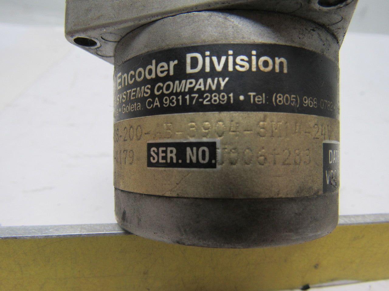 BEI H20DB-25-SS-200-AB-3904-SM14-24V Incremental Optical Encoder