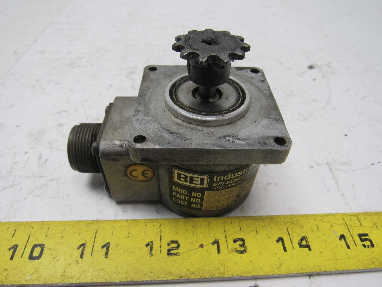 BEI H20DB-25-SS-200-AB-3904-SM14-24V Incremental Optical Encoder