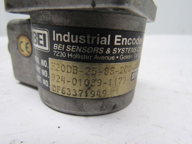 BEI H20DB-25-SS-200-AB-3904-SM14-24V Incremental Optical Encoder