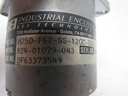 BEI H25D-F62-SS-12GC-7273-CW-SM14/19-S Industrial Optical Incremental Encoder