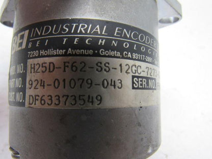 BEI H25D-F62-SS-12GC-7273-CW-SM14/19-S Industrial Optical Incremental Encoder