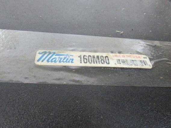 MARTIN SPROCKET 160M80 QD Bushing Bore 1 Strand Roller Chain Sprocket 80 Tooth