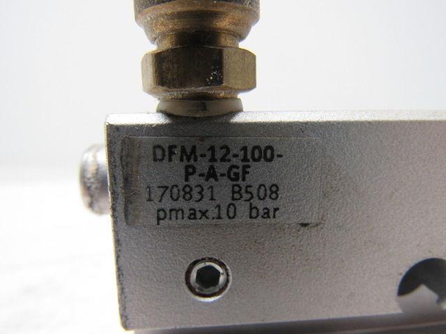 Festo DFM-12-100-P-A-GF Pneumatic Piston Guided Plain bearing Drive