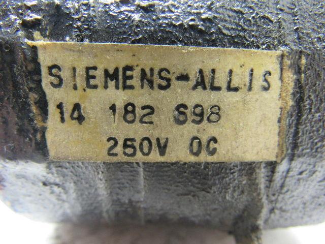 Siemens-Allis 14 182 698 250 VDC Coil Replacement