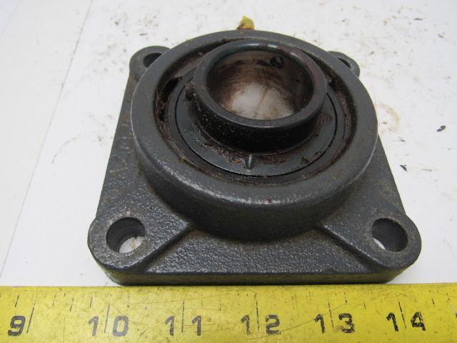 NTN FU207V Flange Bearing 4 Bolt 1-7/16" Bore 3-5/8" Bolt Hole Center to Center
