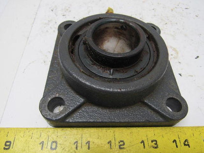 NTN FU207V Flange Bearing 4 Bolt 1-7/16" Bore 3-5/8" Bolt Hole Center to Center