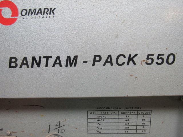 KSM OMARK Bantam Pack 550 Stud Welding Control Unit 208/230 416/480 580 Volt
