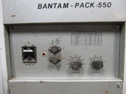 KSM OMARK Bantam Pack 550 Stud Welding Control Unit 208/230 416/480 580 Volt