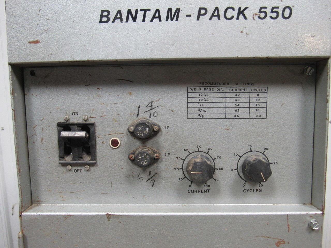 KSM OMARK Bantam Pack 550 Stud Welding Control Unit 208/230 416/480 580 Volt