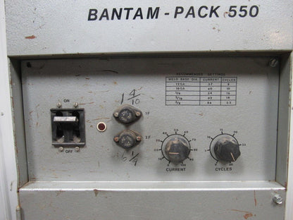 KSM OMARK Bantam Pack 550 Stud Welding Control Unit 208/230 416/480 580 Volt