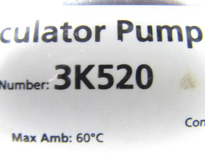 Dayton Circulator Pump Motor 1/6 HP.