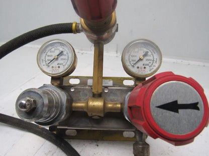 PROSTAR PLATINUM Praxair Gas Regulator Assembly & Gauges W/Mount